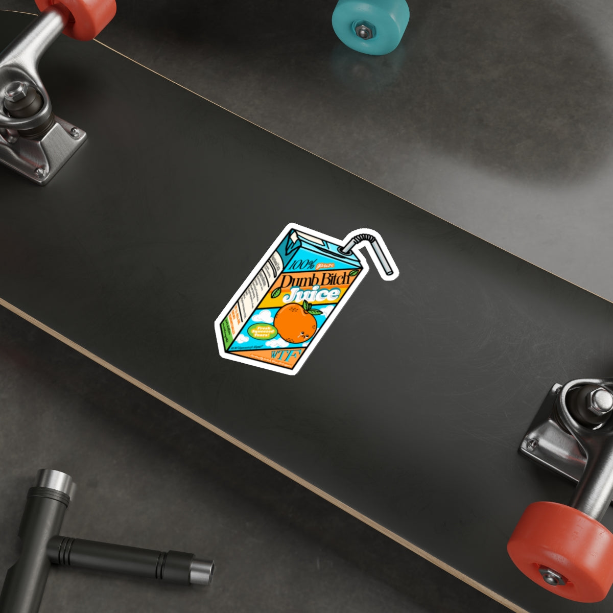 Dumb Bitch Juice Box Premium Die-Cut Water Resistant Vinyl Sticker