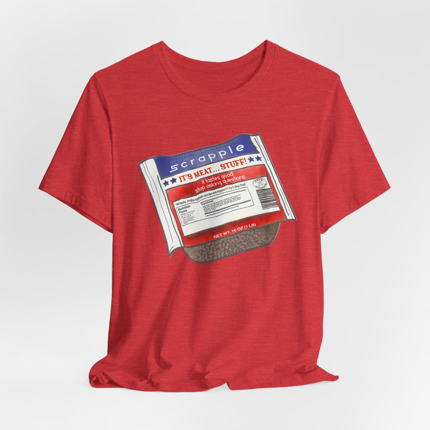 Scrapple Tee - Unisex Short Sleeve Graphic Shirt