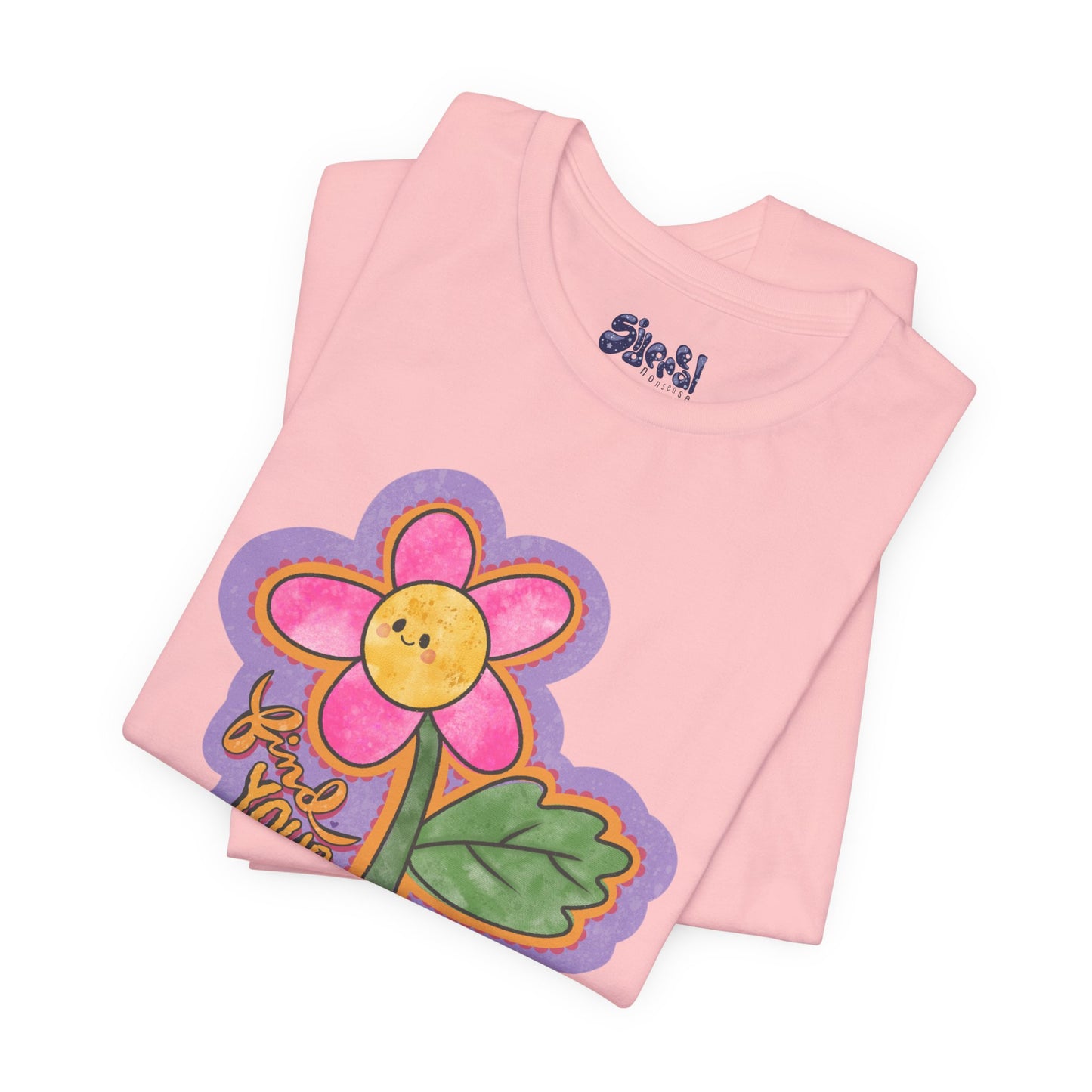 Find Your Joy Flower Graphic Tee, Unique Unisex Shirt for Self-Care Enthusiasts, Mental Health Awareness Casual Wear, Self Care Gift