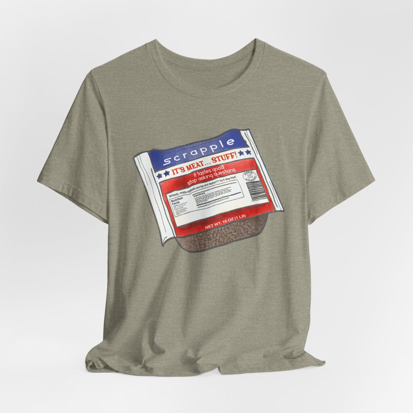 Scrapple Tee - Unisex Short Sleeve Graphic Shirt