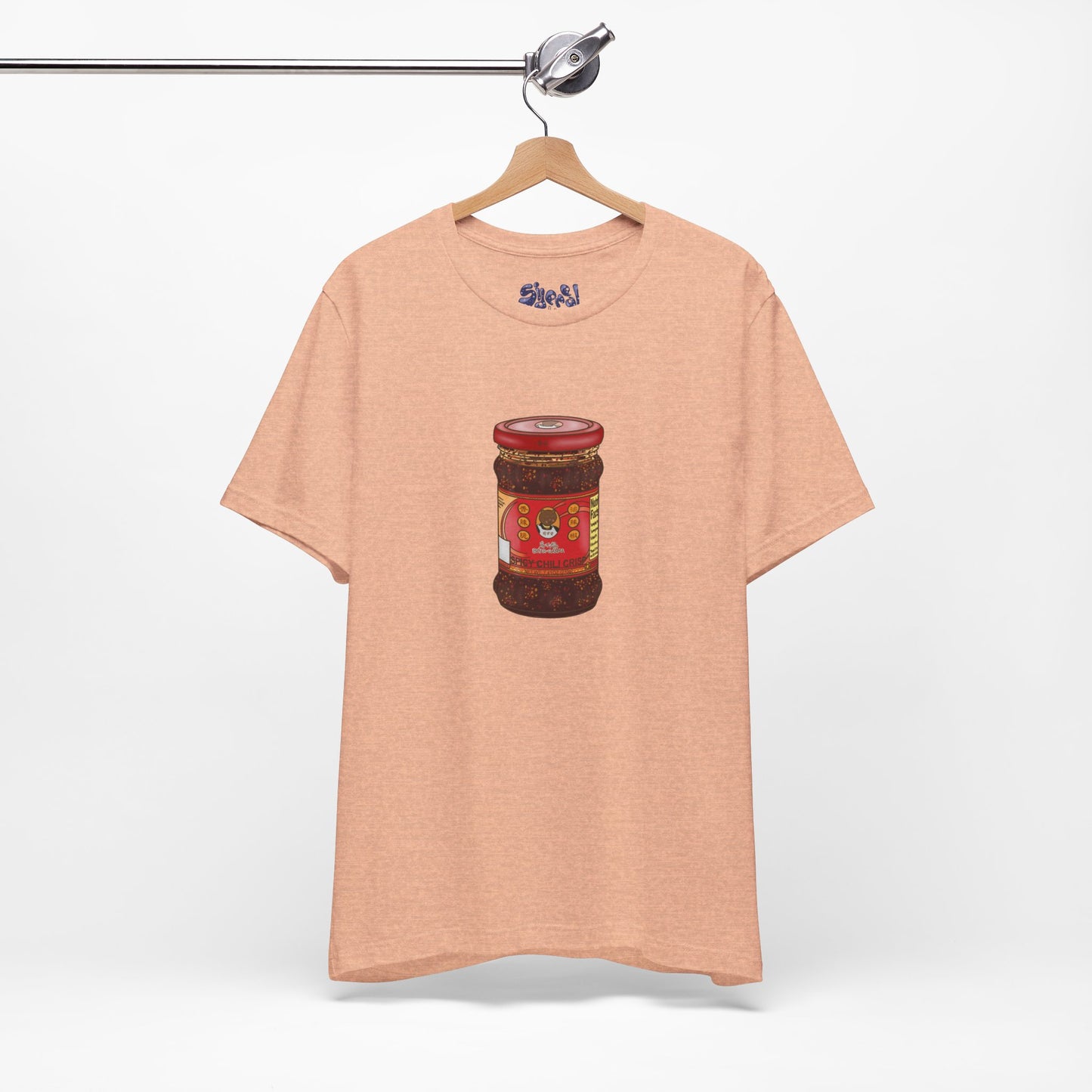Chili Crisp Unisex Tee, Spicy Food Lover's T-Shirt, Unique Foodie Gift, Funny Food Tee, Chilli Crisp Shirt , Culinary Enthusiast Apparel