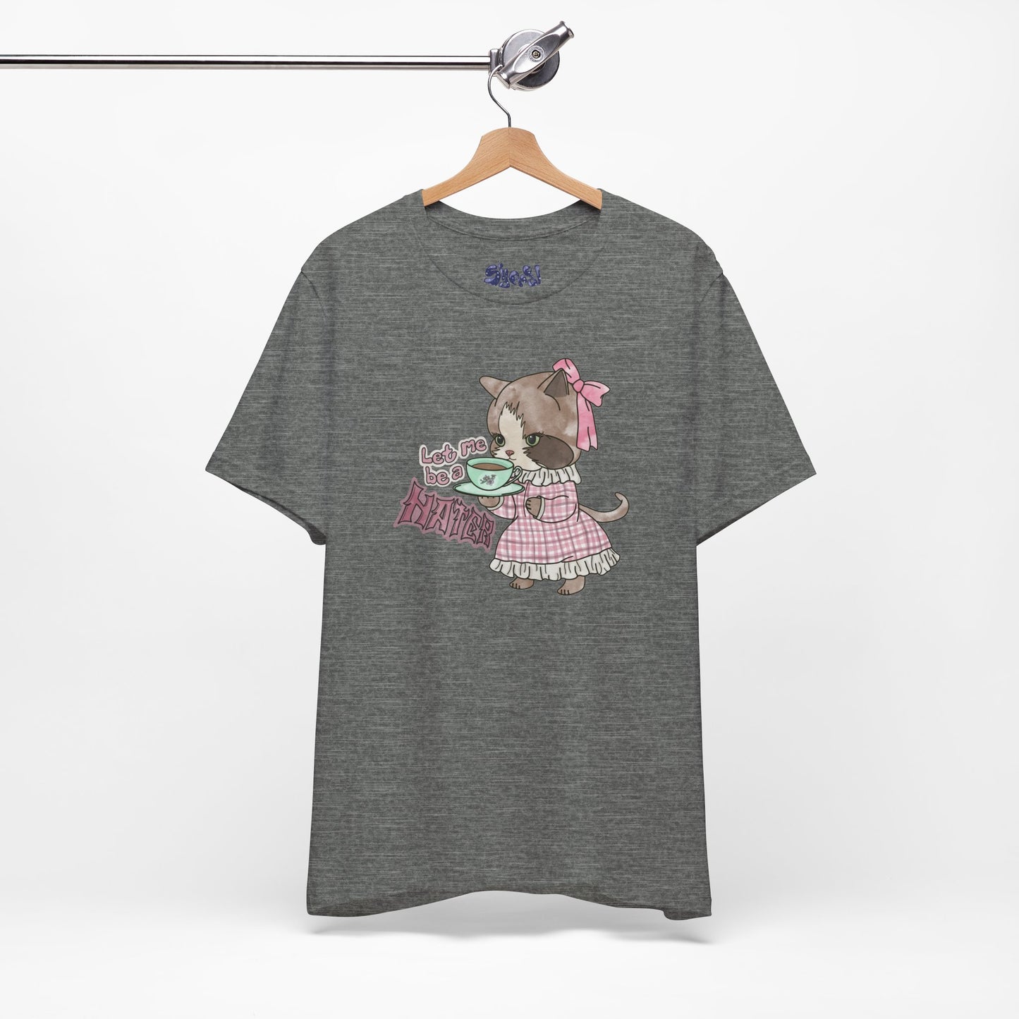 Let Me Be A Hater Fancy Cat Tee, Grunge Victorian Cat Shirt, Gift for Haters, Quirky Cat Apparel, Vintage Kitty Shirt
