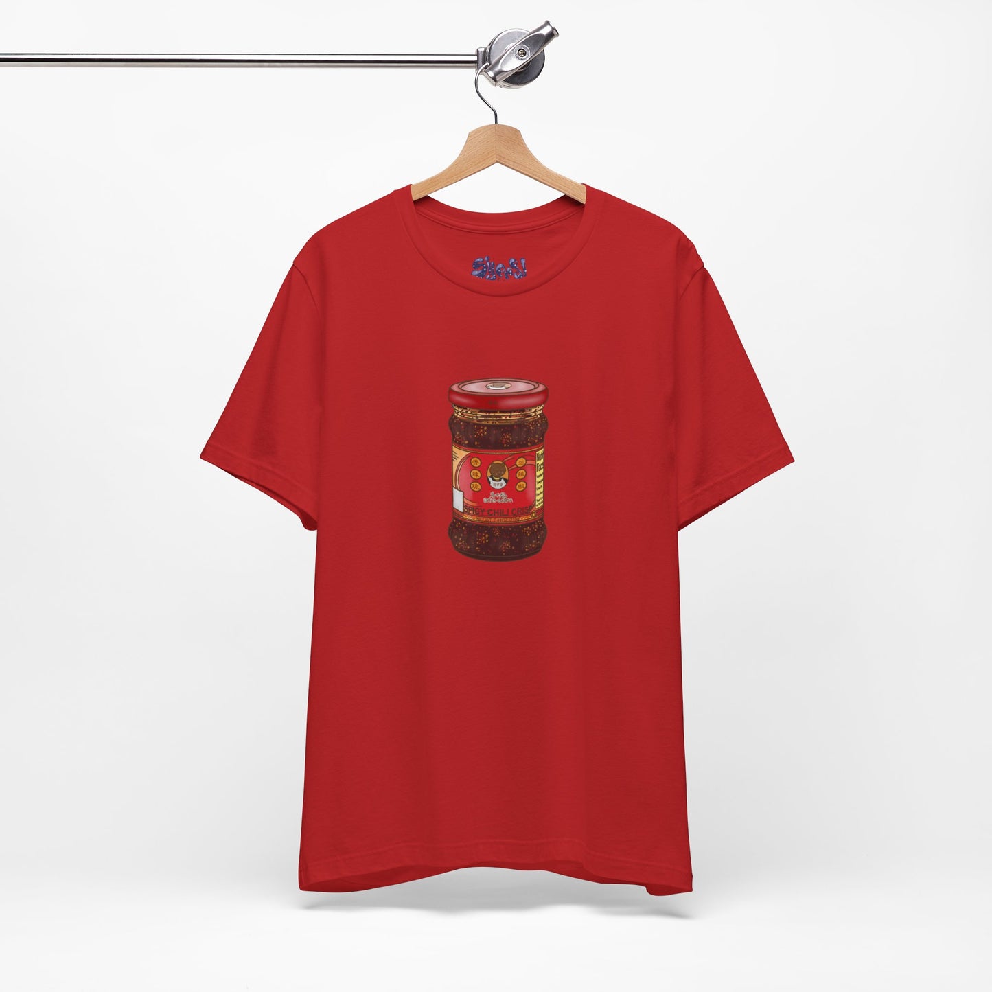 Chili Crisp Unisex Tee, Spicy Food Lover's T-Shirt, Unique Foodie Gift, Funny Food Tee, Chilli Crisp Shirt , Culinary Enthusiast Apparel