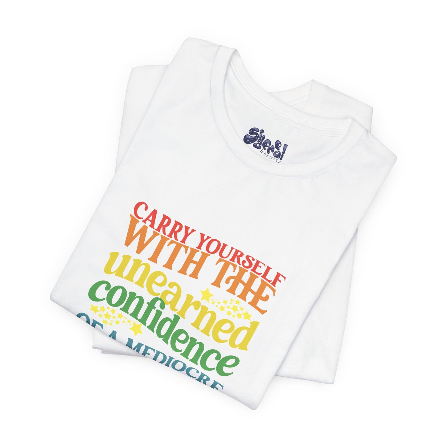 Funny Feminist Tee - Mediocre White Man, Motivational Shirt for Women, Quirky Ironic Gift for Friends, Gender Equality Tee