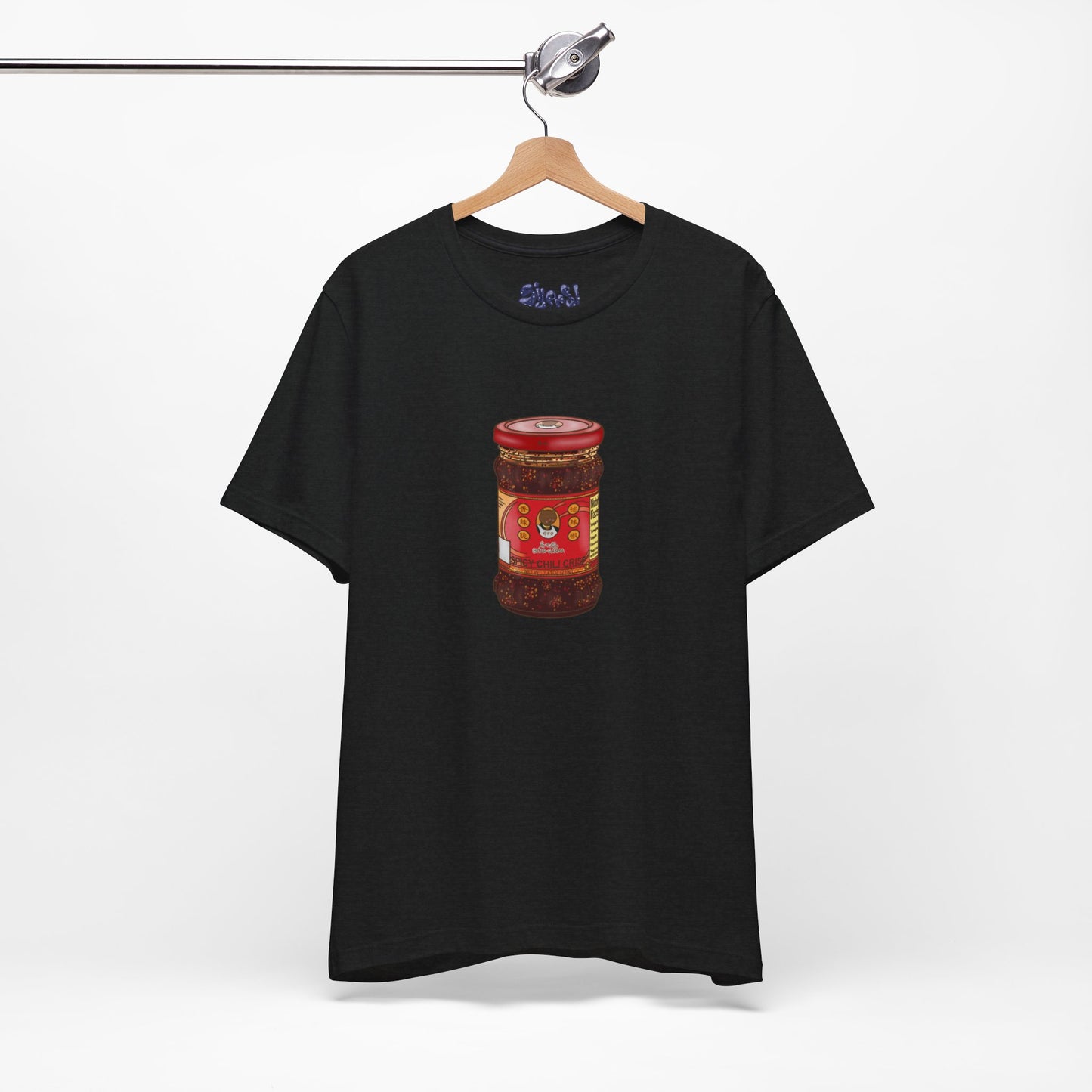 Chili Crisp Unisex Tee, Spicy Food Lover's T-Shirt, Unique Foodie Gift, Funny Food Tee, Chilli Crisp Shirt , Culinary Enthusiast Apparel