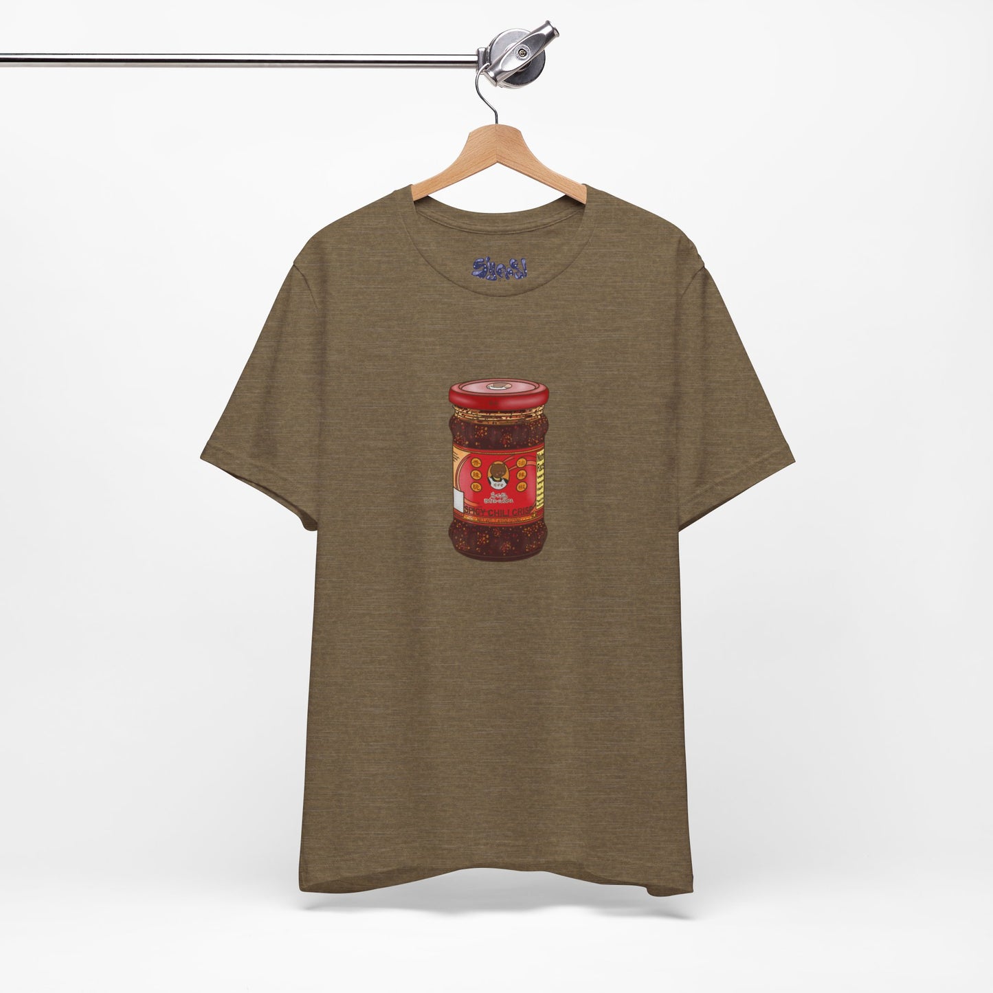 Chili Crisp Unisex Tee, Spicy Food Lover's T-Shirt, Unique Foodie Gift, Funny Food Tee, Chilli Crisp Shirt , Culinary Enthusiast Apparel