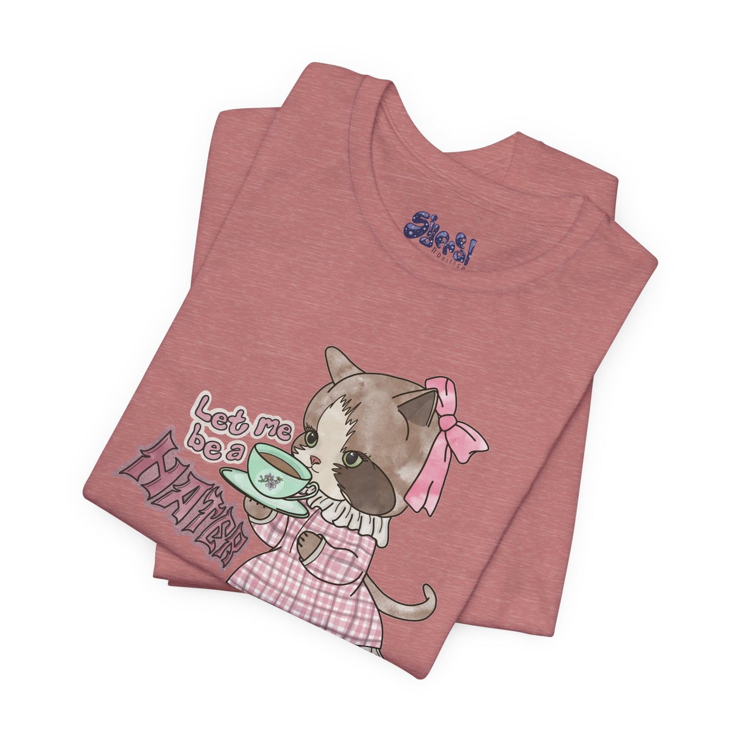 Let Me Be A Hater Fancy Cat Tee, Grunge Victorian Cat Shirt, Gift for Haters, Quirky Cat Apparel, Vintage Kitty Shirt