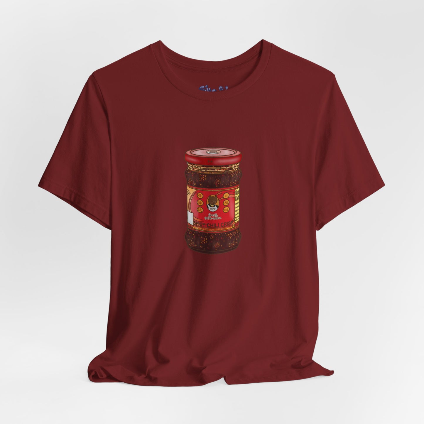Chili Crisp Unisex Tee, Spicy Food Lover's T-Shirt, Unique Foodie Gift, Funny Food Tee, Chilli Crisp Shirt , Culinary Enthusiast Apparel