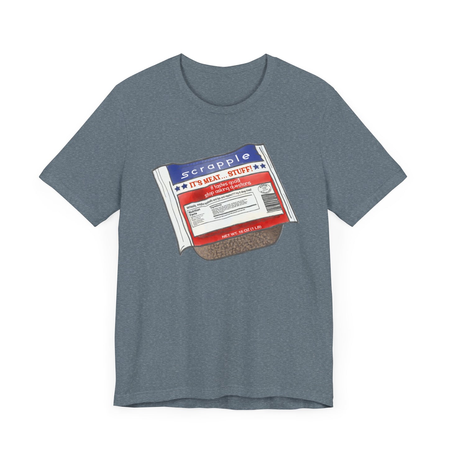 Scrapple Tee - Unisex Short Sleeve Graphic Shirt