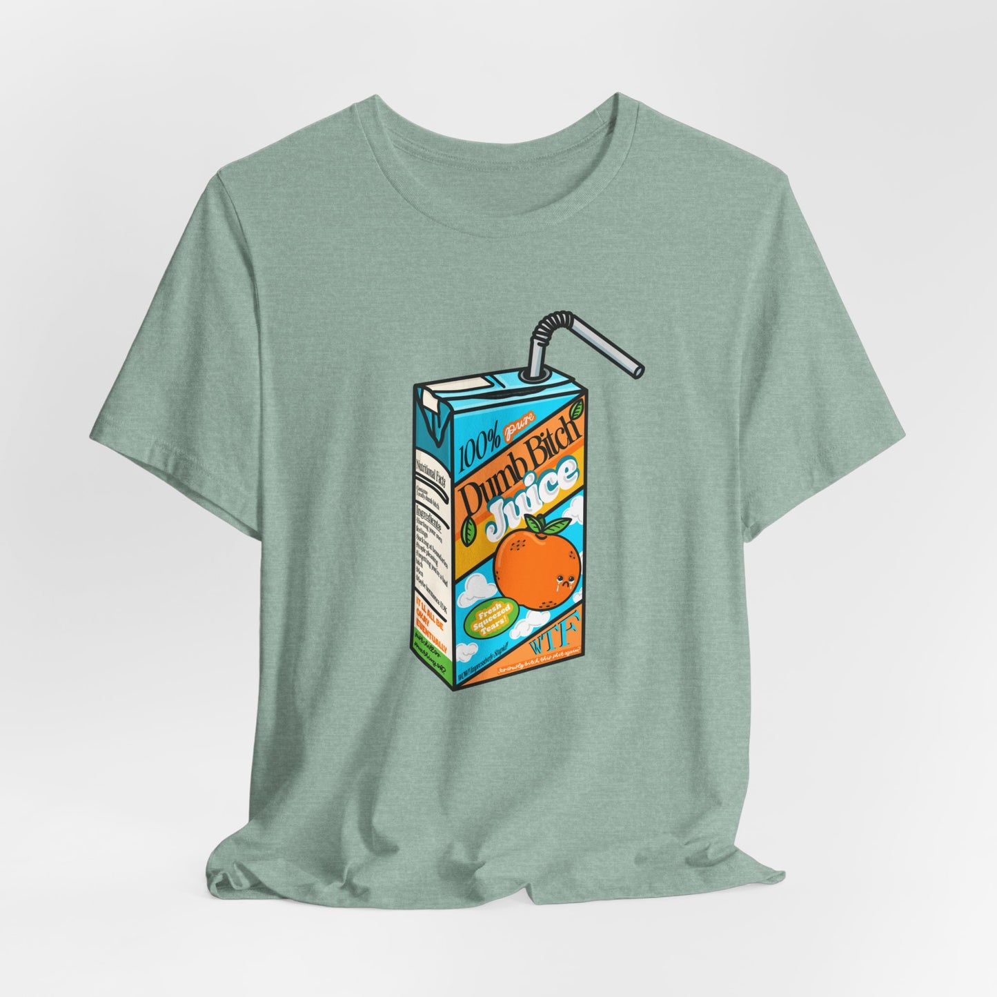 Dumb Bitch Juice Box Unisex Short Sleeve Graphic Shirt