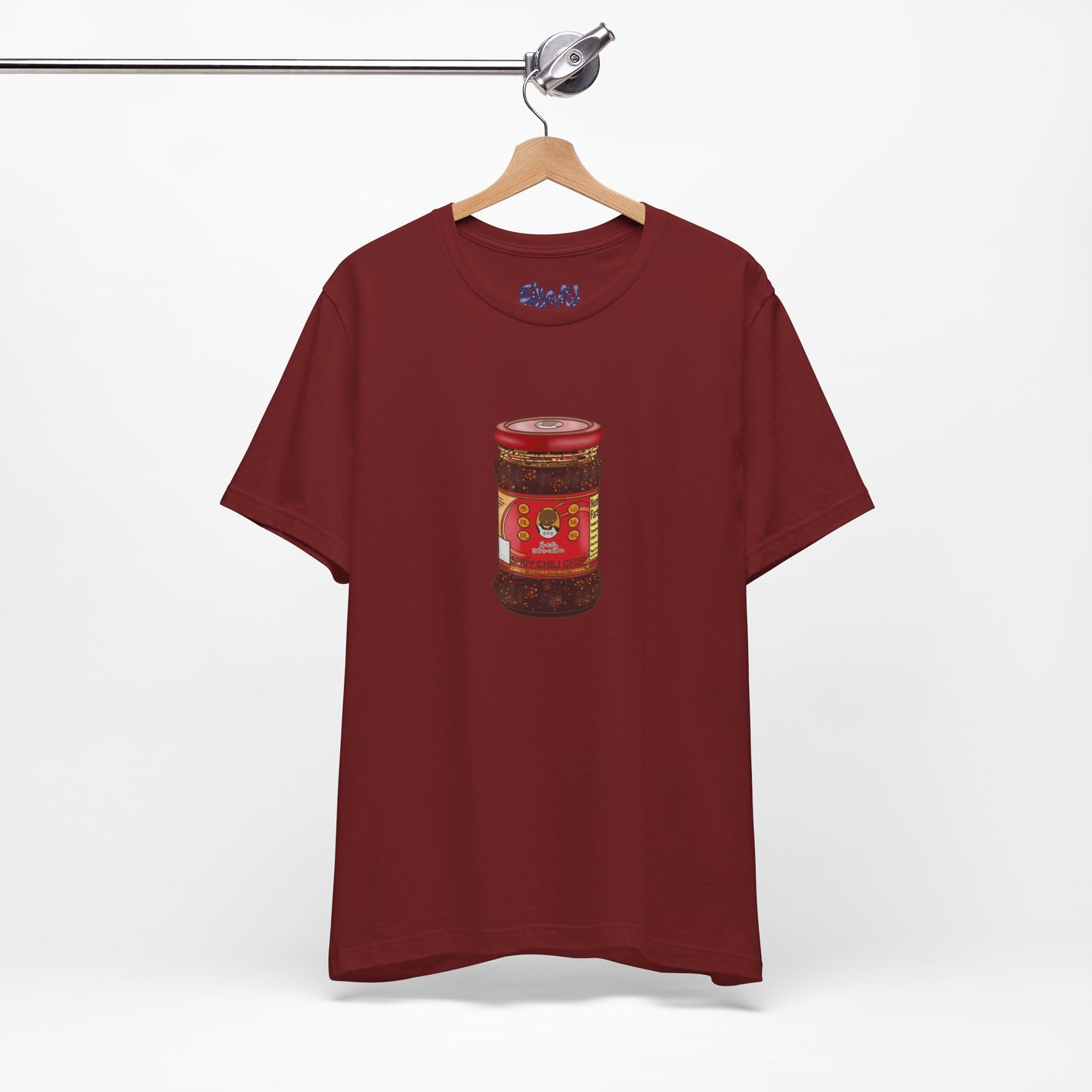 Chili Crisp Unisex Tee, Spicy Food Lover's T-Shirt, Unique Foodie Gift, Funny Food Tee, Chilli Crisp Shirt , Culinary Enthusiast Apparel