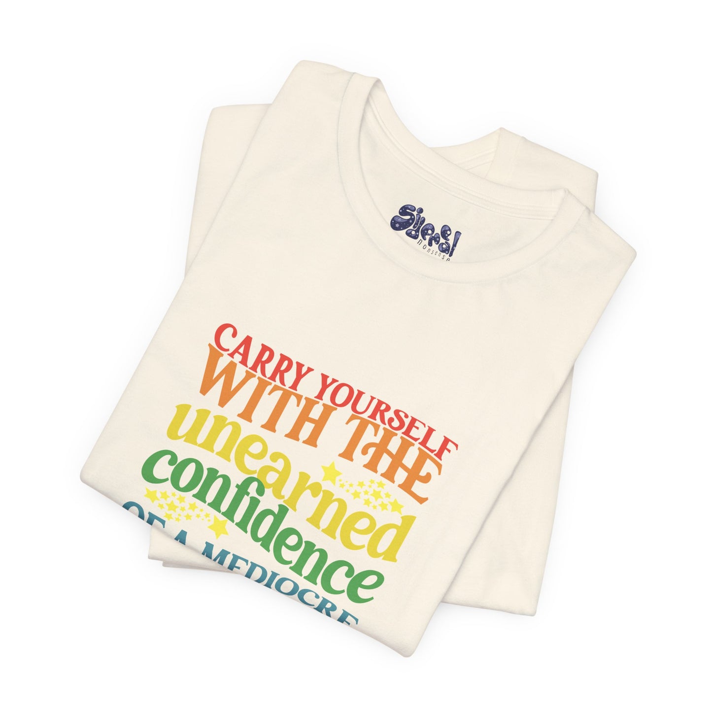 Funny Feminist Tee - Mediocre White Man, Motivational Shirt for Women, Quirky Ironic Gift for Friends, Gender Equality Tee