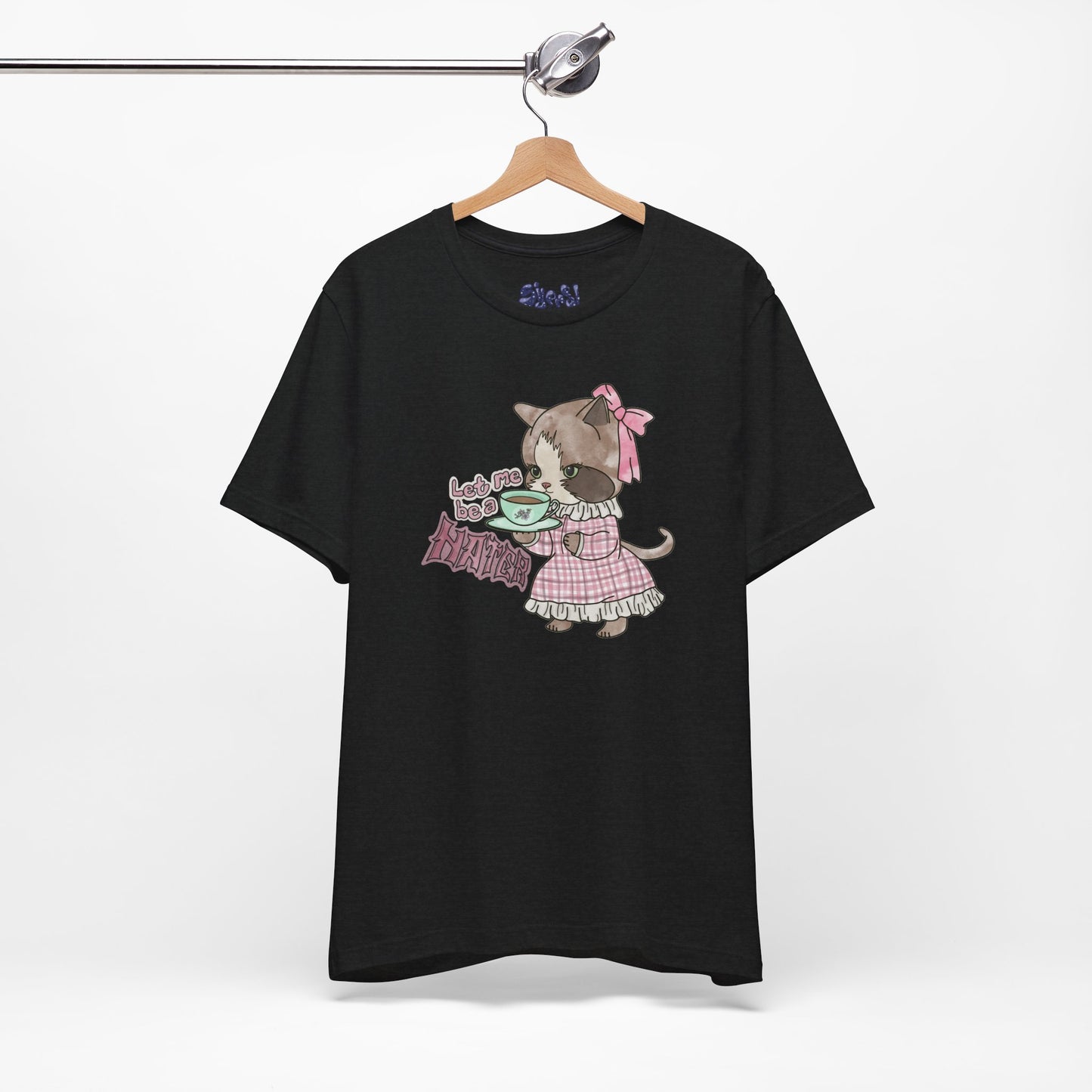 Let Me Be A Hater Fancy Cat Tee, Grunge Victorian Cat Shirt, Gift for Haters, Quirky Cat Apparel, Vintage Kitty Shirt
