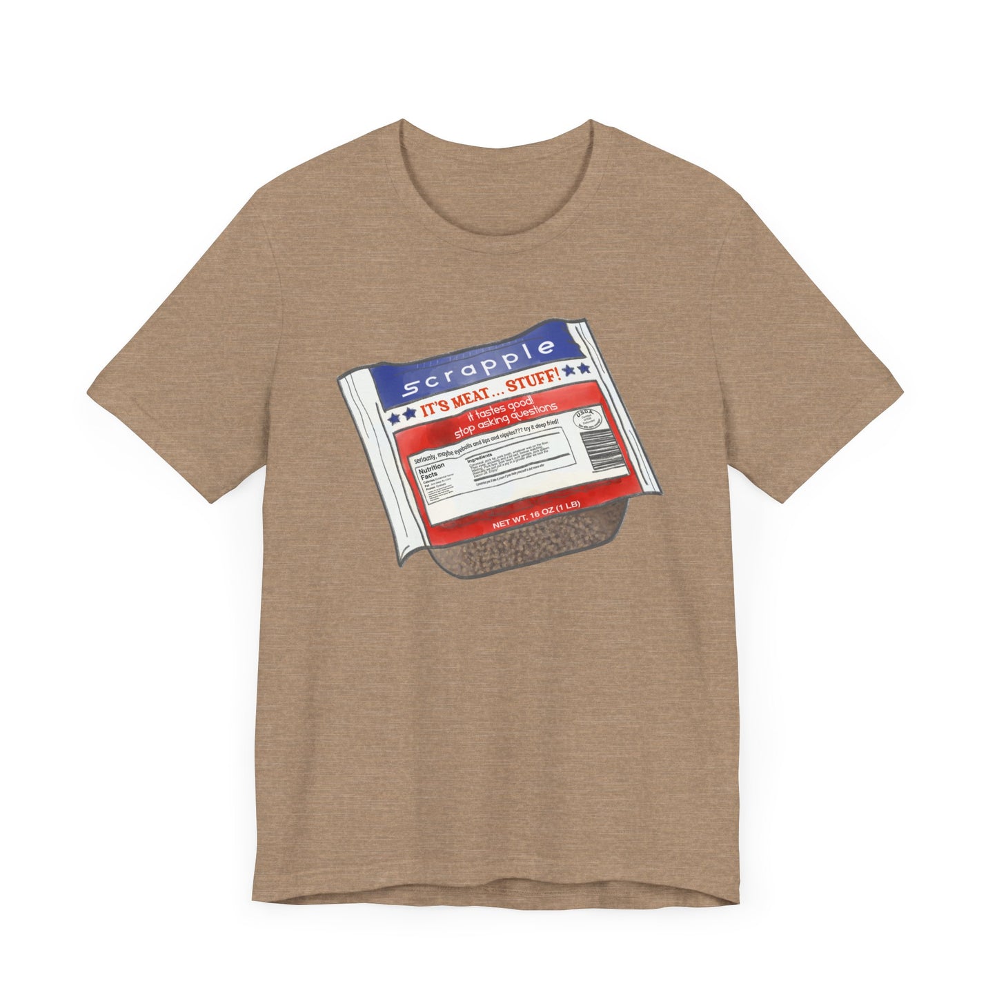 Scrapple Tee - Unisex Short Sleeve Graphic Shirt