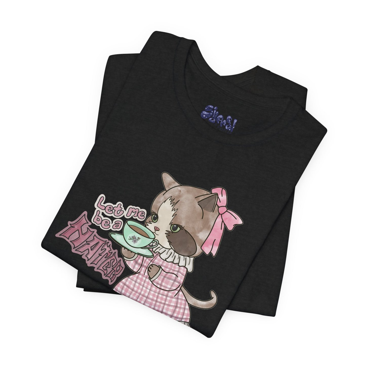 Let Me Be A Hater Fancy Cat Tee, Grunge Victorian Cat Shirt, Gift for Haters, Quirky Cat Apparel, Vintage Kitty Shirt