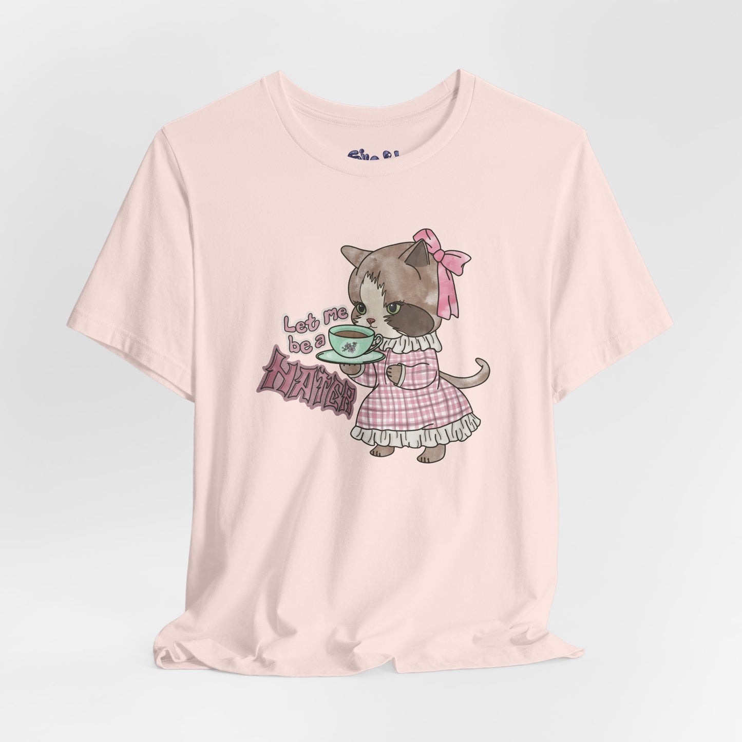 Let Me Be A Hater Fancy Cat Tee, Grunge Victorian Cat Shirt, Gift for Haters, Quirky Cat Apparel, Vintage Kitty Shirt
