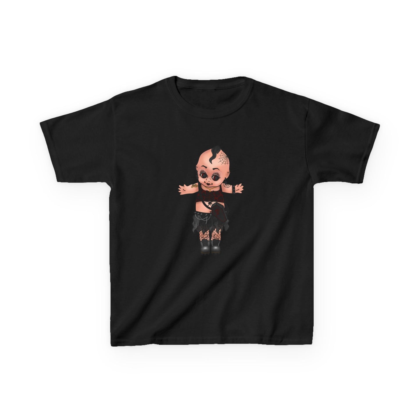 Goth Kewpie Doll Kids’ Tee