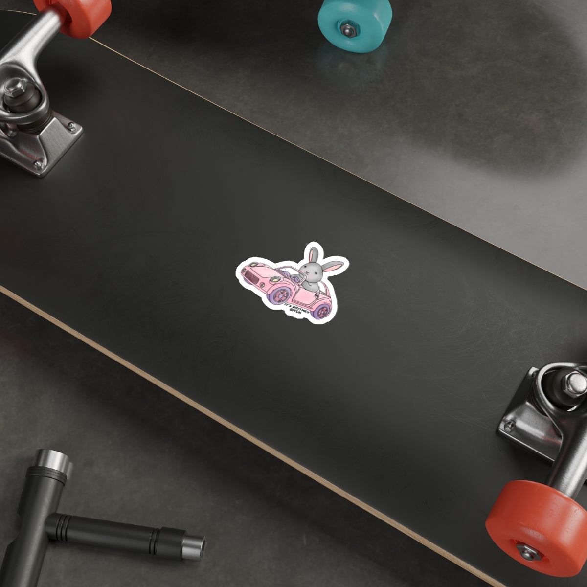It's Britney Bitch - Bunny Vinyl Waterproof Die-Cut Stickers - Whimsical Decor for Laptops, Water Bottles, Binders, y2k 90s Millennial Gift