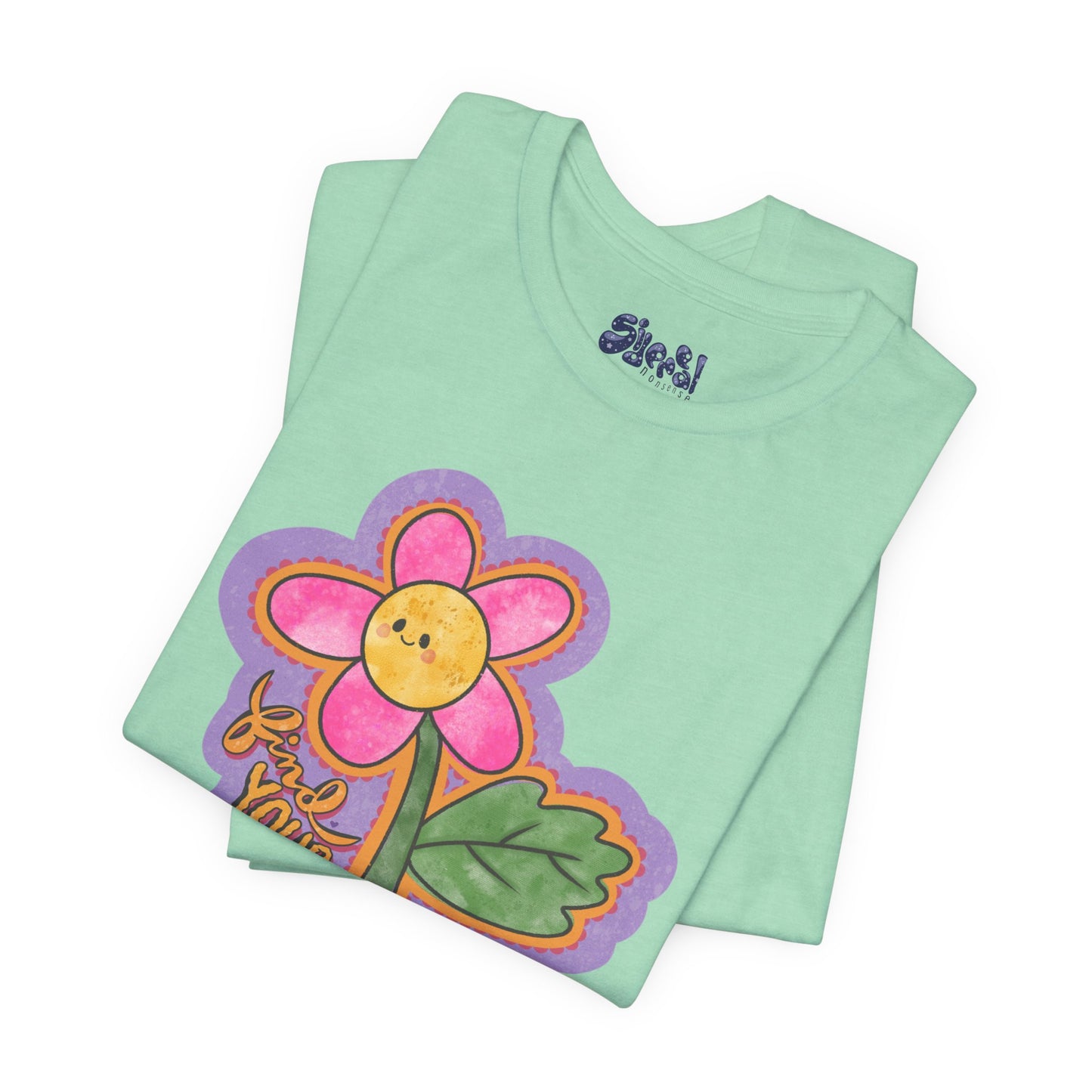 Find Your Joy Flower Graphic Tee, Unique Unisex Shirt for Self-Care Enthusiasts, Mental Health Awareness Casual Wear, Self Care Gift