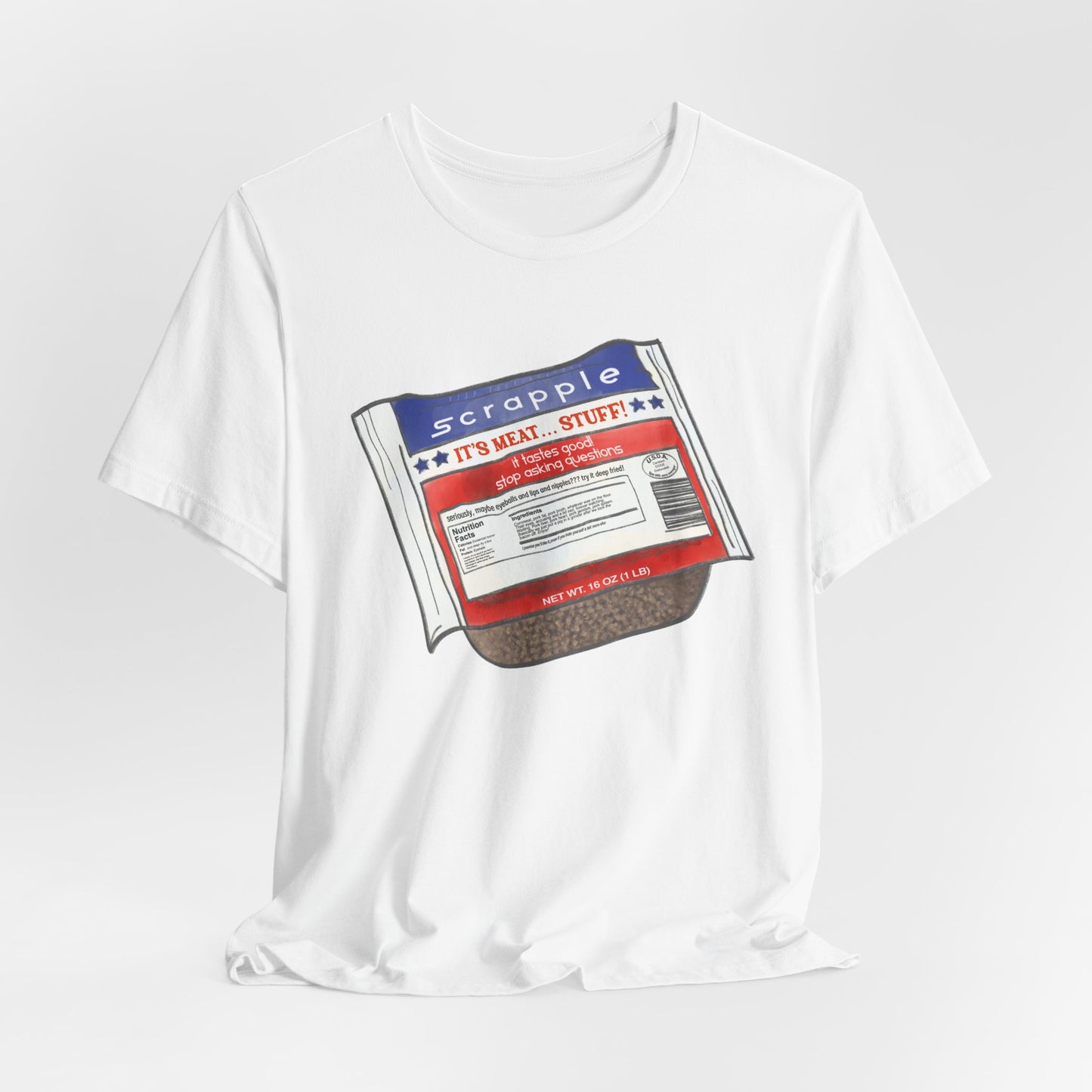 Scrapple Tee - Unisex Short Sleeve Graphic Shirt