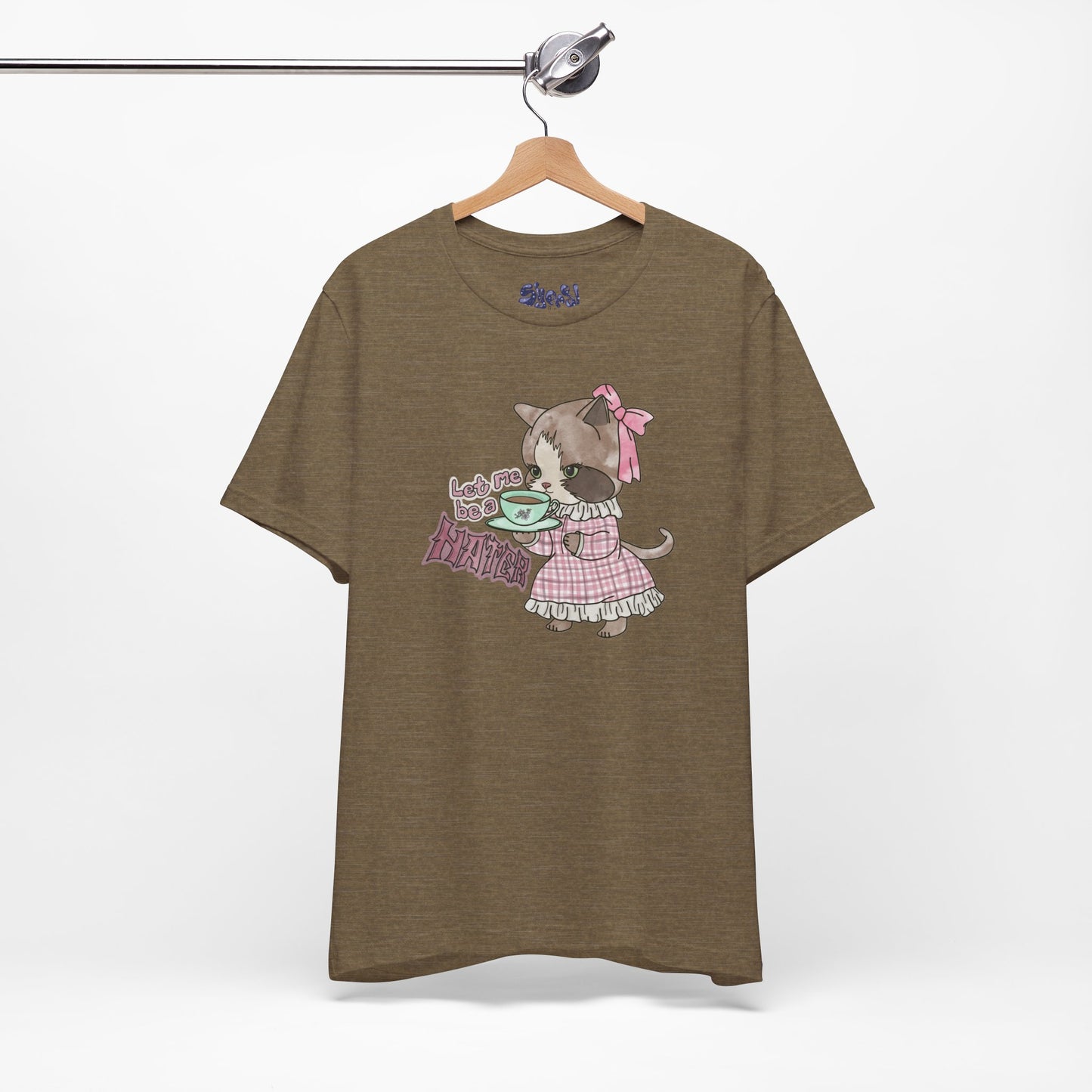 Let Me Be A Hater Fancy Cat Tee, Grunge Victorian Cat Shirt, Gift for Haters, Quirky Cat Apparel, Vintage Kitty Shirt