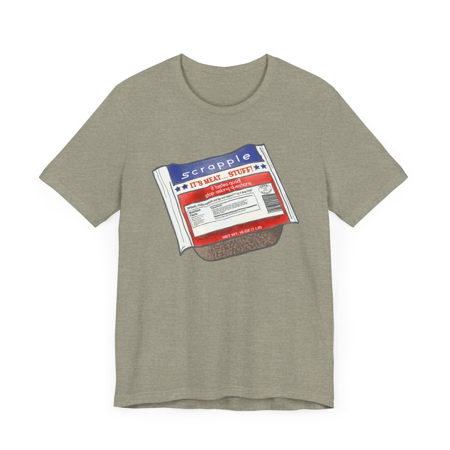 Scrapple Tee - Unisex Short Sleeve Graphic Shirt