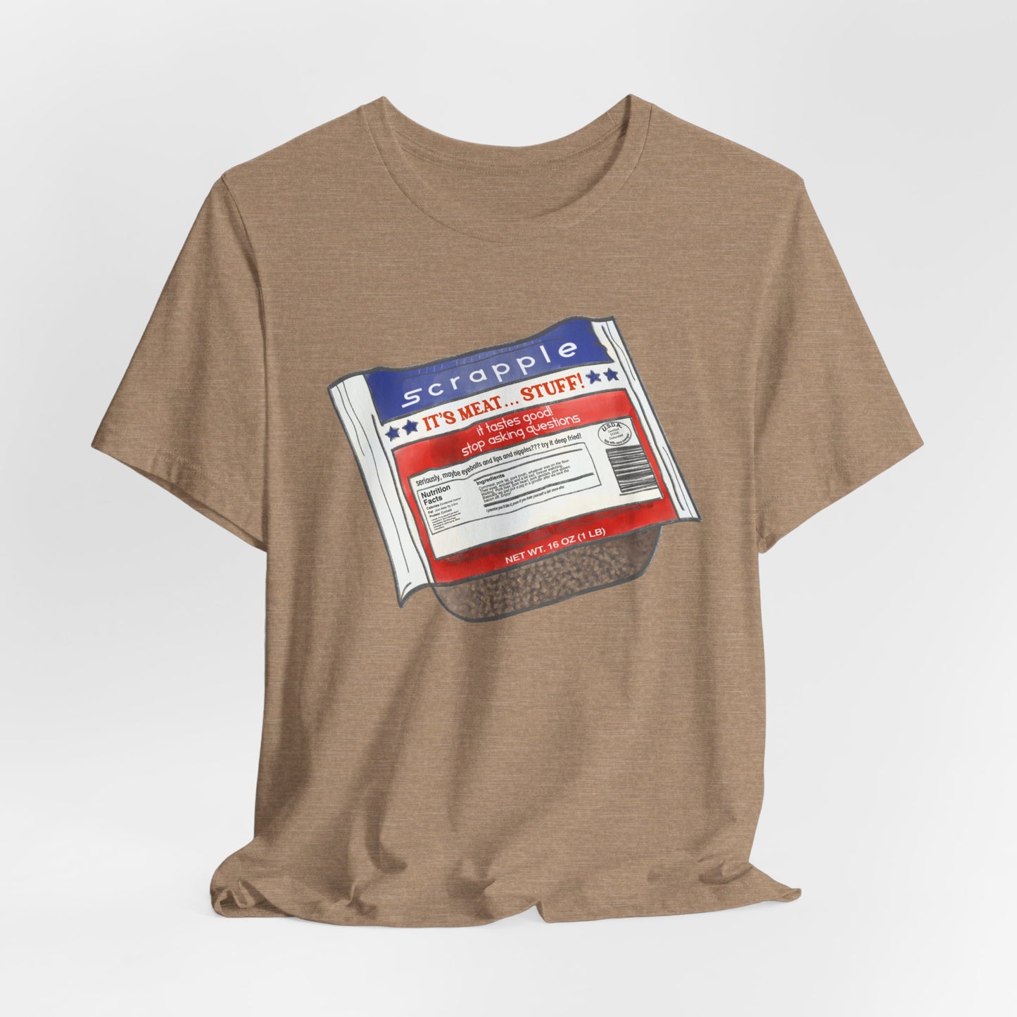 Scrapple Tee - Unisex Short Sleeve Graphic Shirt