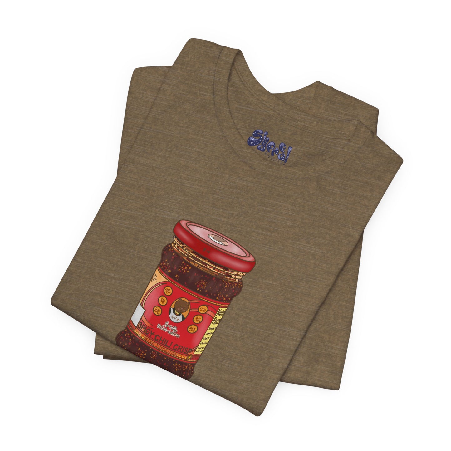 Chili Crisp Unisex Tee, Spicy Food Lover's T-Shirt, Unique Foodie Gift, Funny Food Tee, Chilli Crisp Shirt , Culinary Enthusiast Apparel