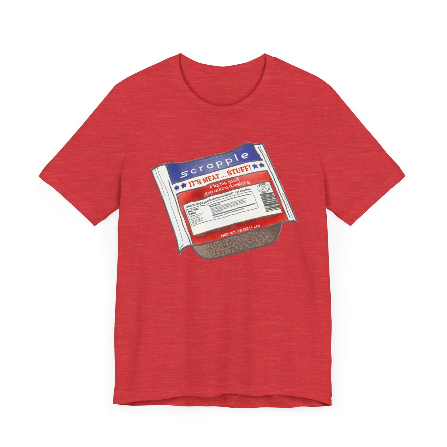 Scrapple Tee - Unisex Short Sleeve Graphic Shirt