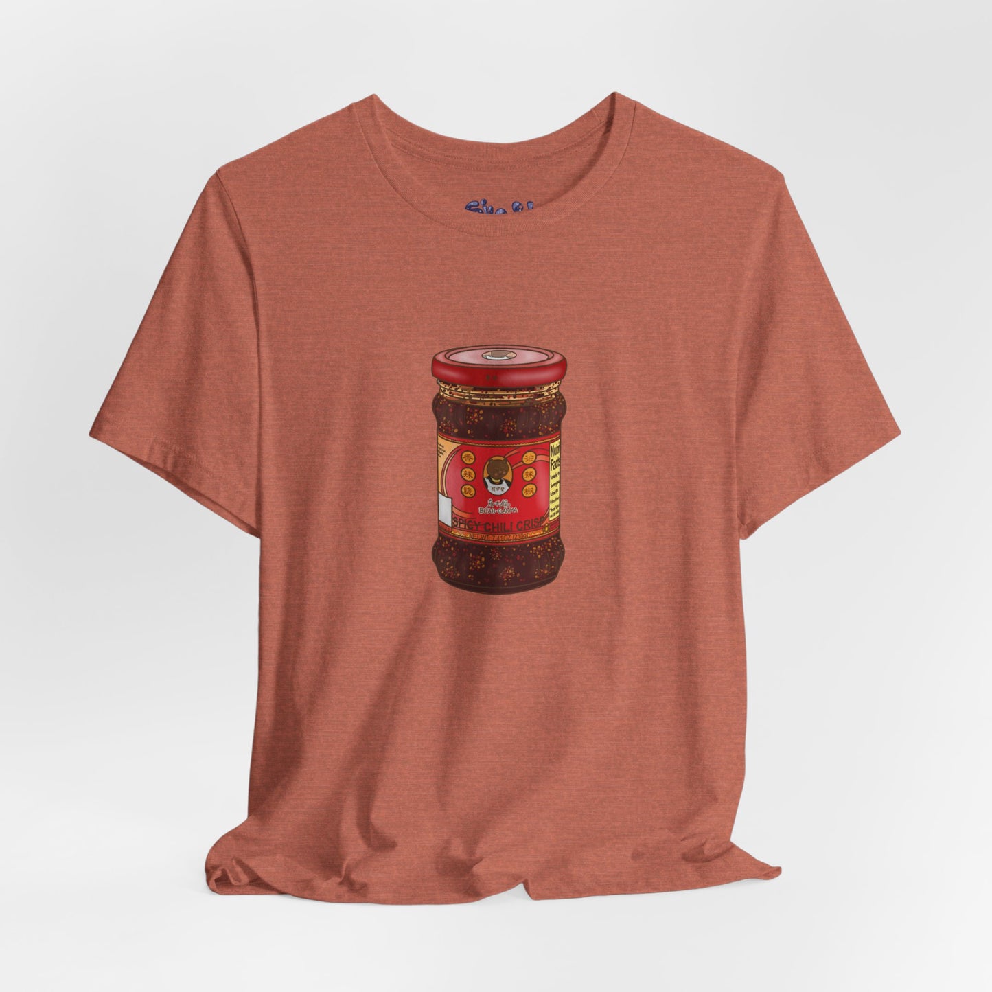 Chili Crisp Unisex Tee, Spicy Food Lover's T-Shirt, Unique Foodie Gift, Funny Food Tee, Chilli Crisp Shirt , Culinary Enthusiast Apparel