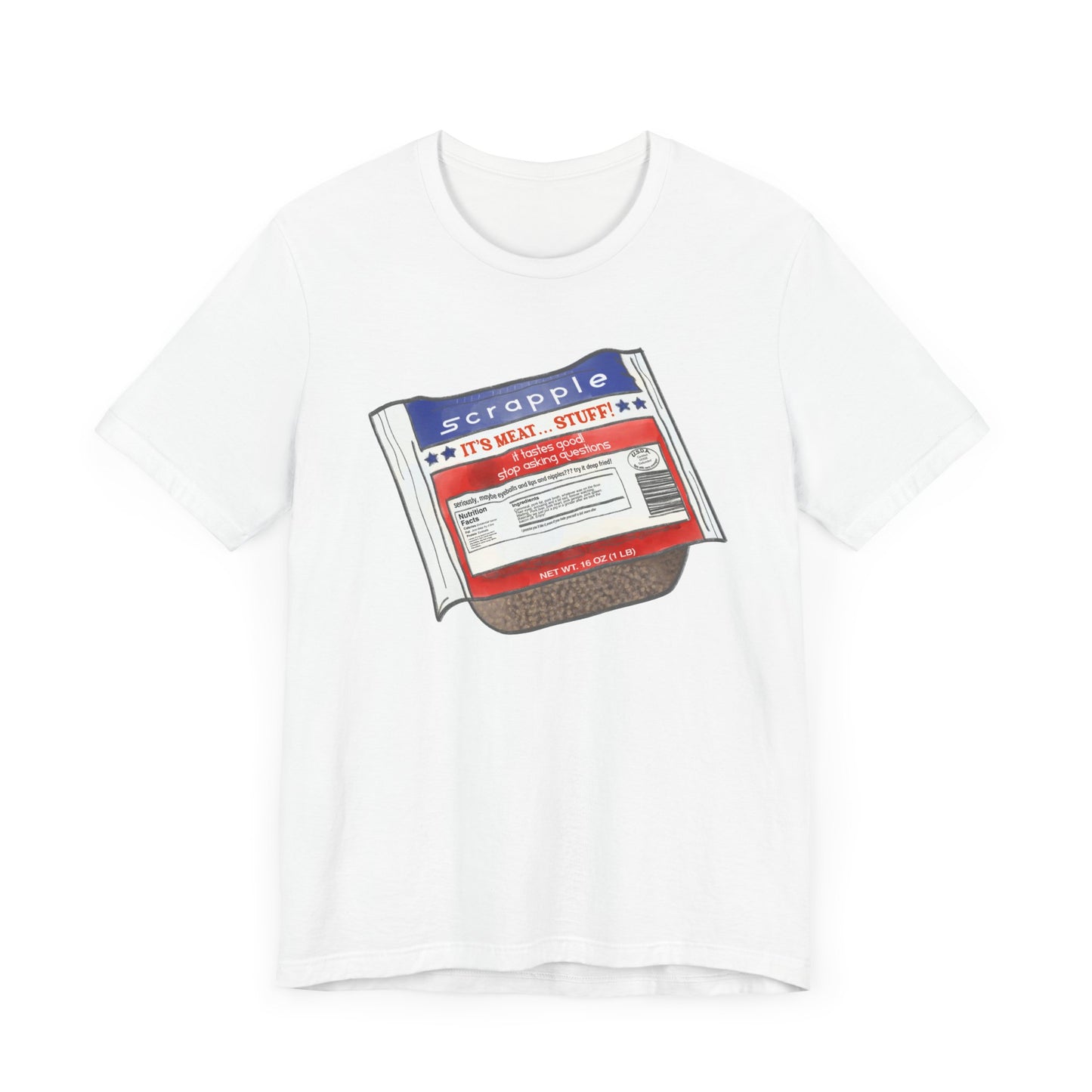 Scrapple Tee - Unisex Short Sleeve Graphic Shirt