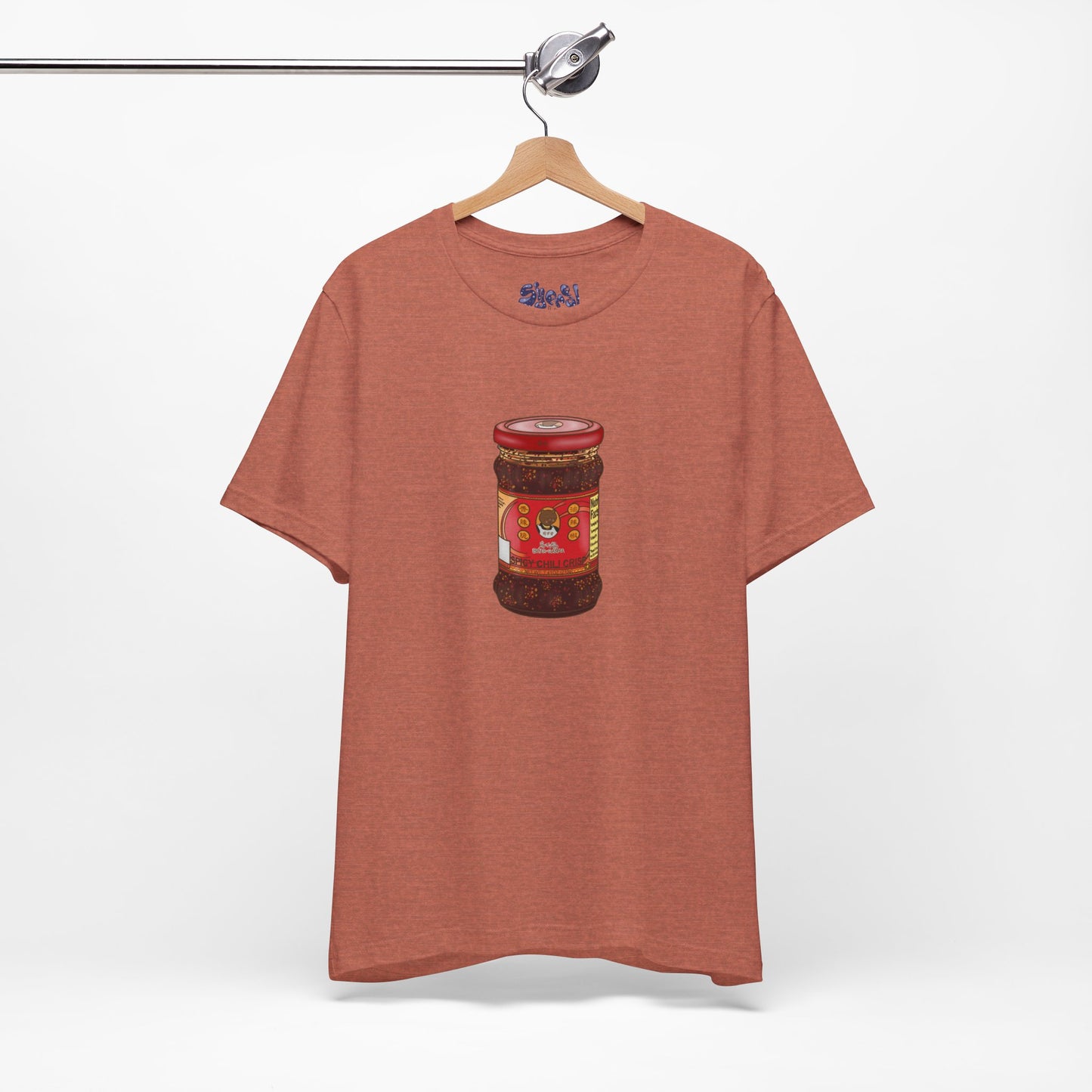 Chili Crisp Unisex Tee, Spicy Food Lover's T-Shirt, Unique Foodie Gift, Funny Food Tee, Chilli Crisp Shirt , Culinary Enthusiast Apparel