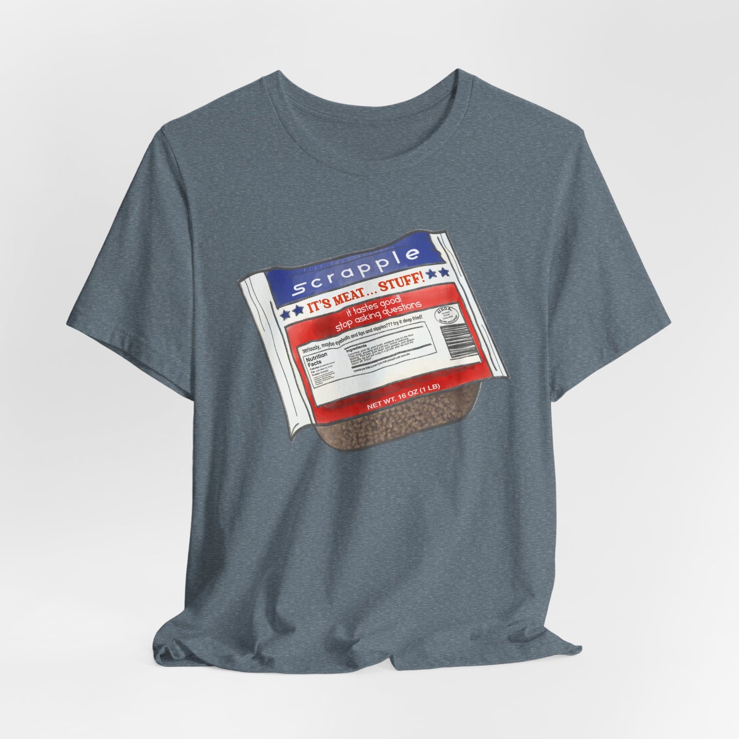Scrapple Tee - Unisex Short Sleeve Graphic Shirt