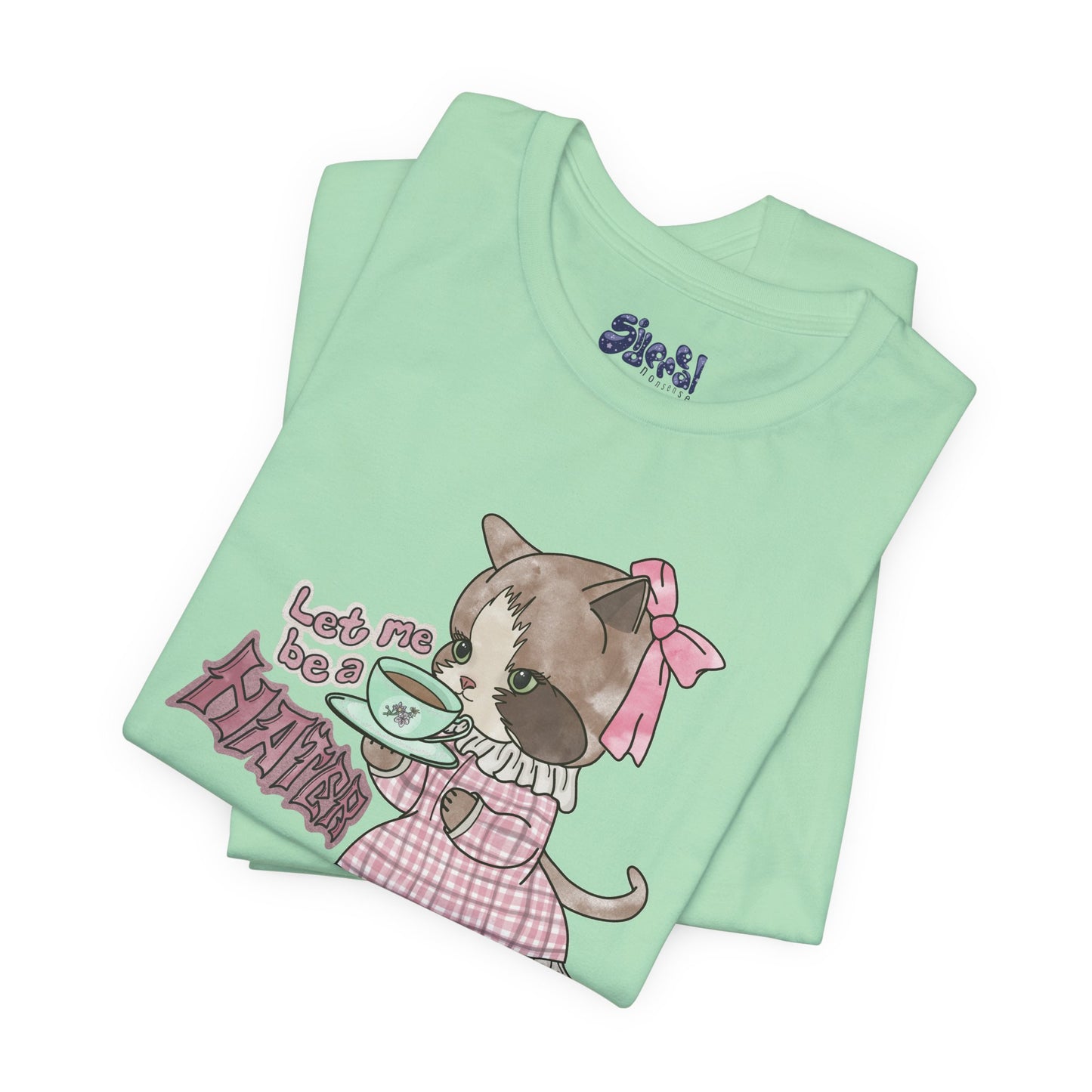 Let Me Be A Hater Fancy Cat Tee, Grunge Victorian Cat Shirt, Gift for Haters, Quirky Cat Apparel, Vintage Kitty Shirt