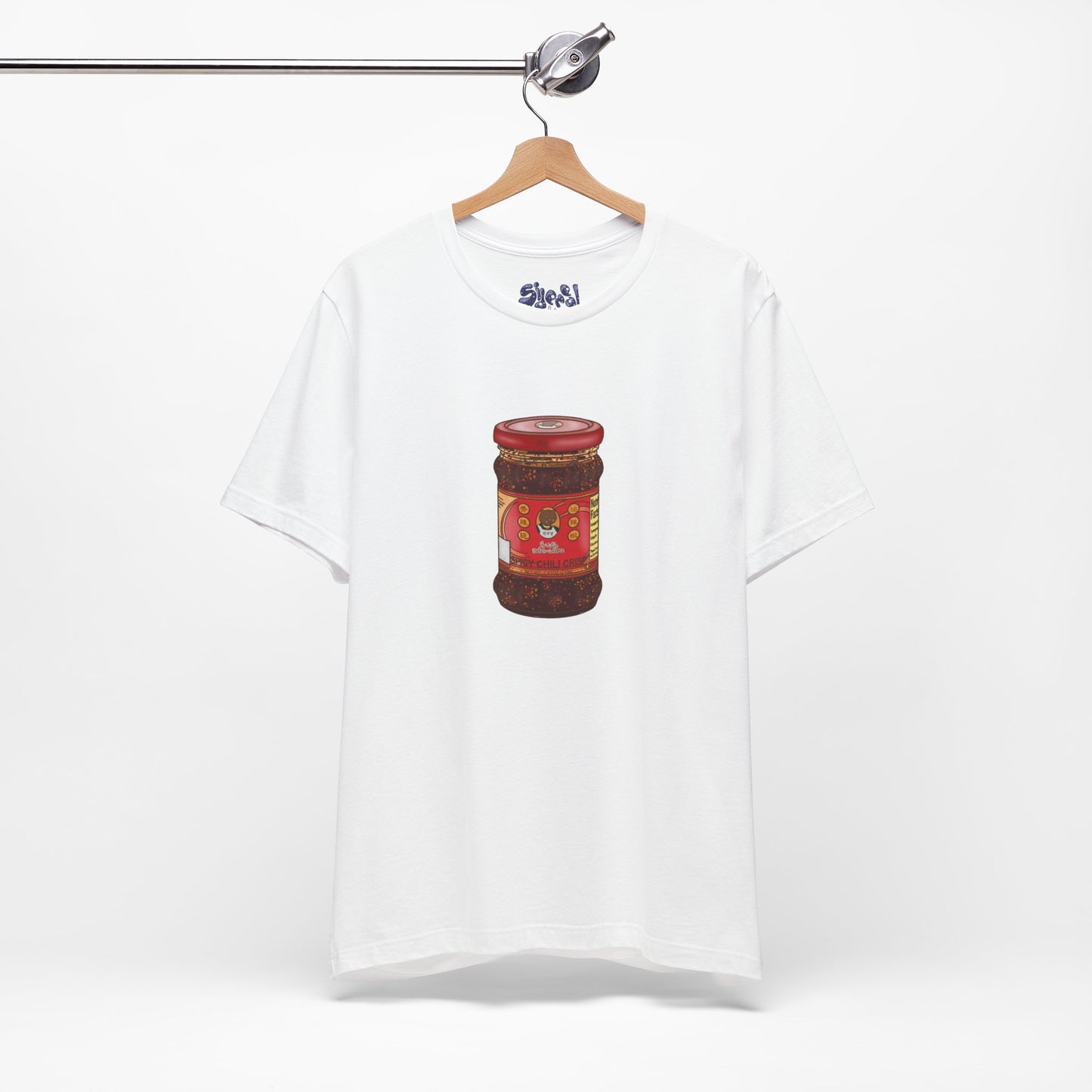 Chili Crisp Unisex Tee, Spicy Food Lover's T-Shirt, Unique Foodie Gift, Funny Food Tee, Chilli Crisp Shirt , Culinary Enthusiast Apparel
