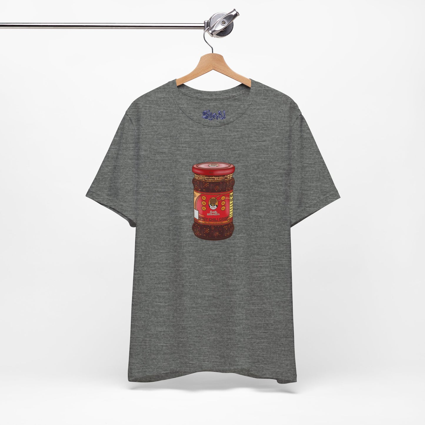 Chili Crisp Unisex Tee, Spicy Food Lover's T-Shirt, Unique Foodie Gift, Funny Food Tee, Chilli Crisp Shirt , Culinary Enthusiast Apparel