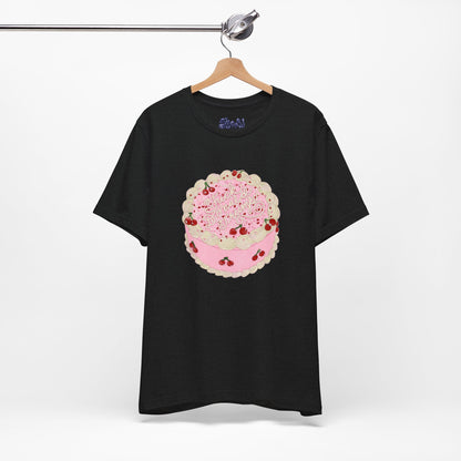 F**k Donald Trump Unisex Tee - Vintage Fancy Cake Shirt, Political MAGA Gift, Bakery Inspired Fashion, Kawaii Cherry Apparel, Liberal Leftist Baking Tee