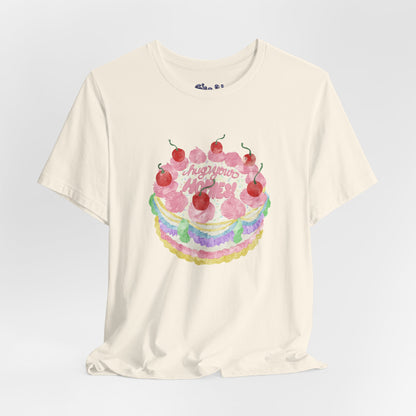 Hug Your Homies Cake Tee - Friendship T-Shirt, Mental Health Shirt, Gift for Teens, Baking Tee, Casual Wear