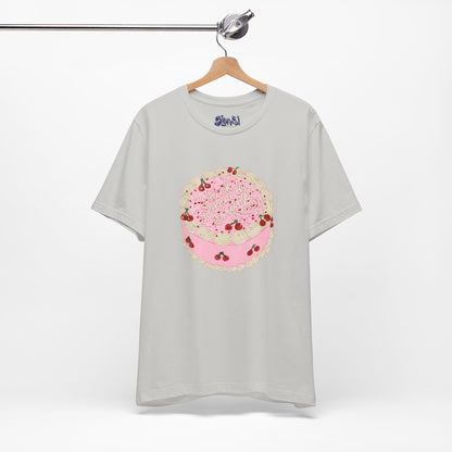 F**k Donald Trump Unisex Tee - Vintage Fancy Cake Shirt, Political MAGA Gift, Bakery Inspired Fashion, Kawaii Cherry Apparel, Liberal Leftist Baking Tee