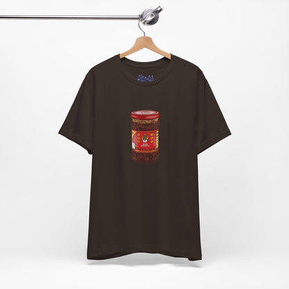 Chili Crisp Unisex Tee, Spicy Food Lover's T-Shirt, Unique Foodie Gift, Funny Food Tee, Chilli Crisp Shirt , Culinary Enthusiast Apparel