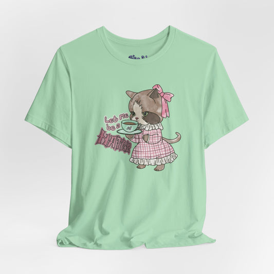 Let Me Be A Hater Fancy Cat Tee, Grunge Victorian Cat Shirt, Gift for Haters, Quirky Cat Apparel, Vintage Kitty Shirt