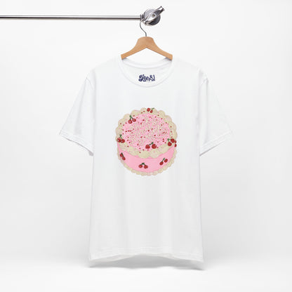 F**k Donald Trump Unisex Tee - Vintage Fancy Cake Shirt, Political MAGA Gift, Bakery Inspired Fashion, Kawaii Cherry Apparel, Liberal Leftist Baking Tee