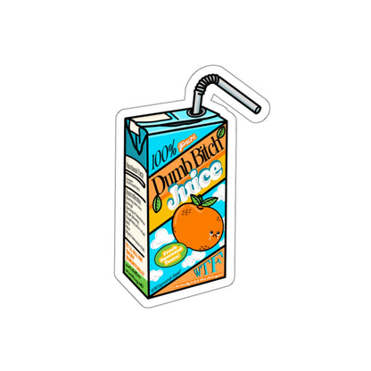 Dumb Bitch Juice Box Premium Die-Cut Water Resistant Vinyl Sticker