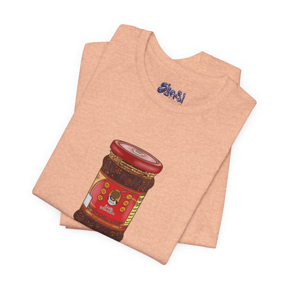 Chili Crisp Unisex Tee, Spicy Food Lover's T-Shirt, Unique Foodie Gift, Funny Food Tee, Chilli Crisp Shirt , Culinary Enthusiast Apparel