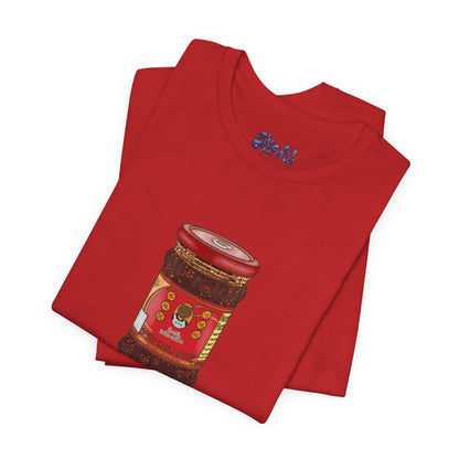 Chili Crisp Unisex Tee, Spicy Food Lover's T-Shirt, Unique Foodie Gift, Funny Food Tee, Chilli Crisp Shirt , Culinary Enthusiast Apparel